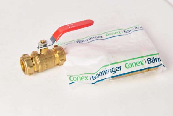 Lever Ball Valve - Conex - 22mm(10Pcs/Box)